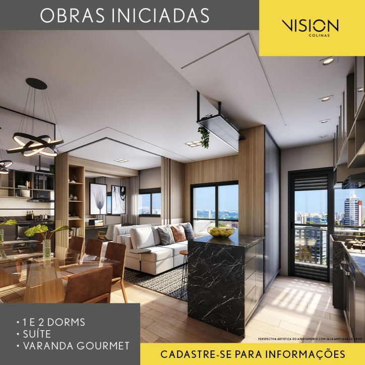 Apartamento à venda com 2 quartos, 59m² - Foto 1
