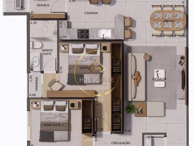 Apartamento para Lançamento em São José dos Campos - 4