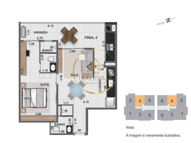 Apartamento para Venda em Caraguatatuba - 4