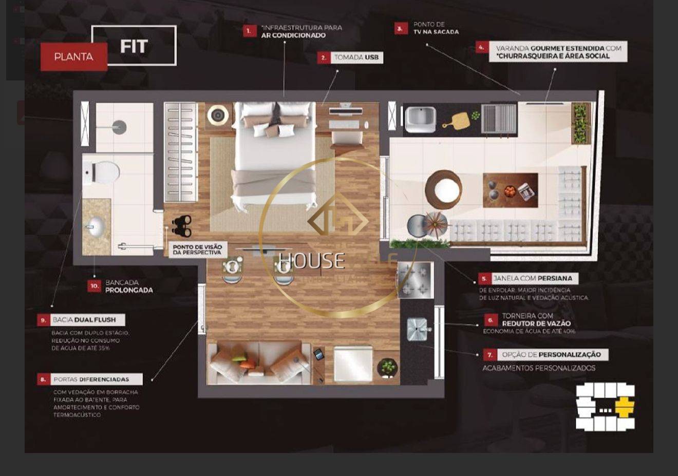 Apartamento, 1 quarto, 40 m² - Foto 1